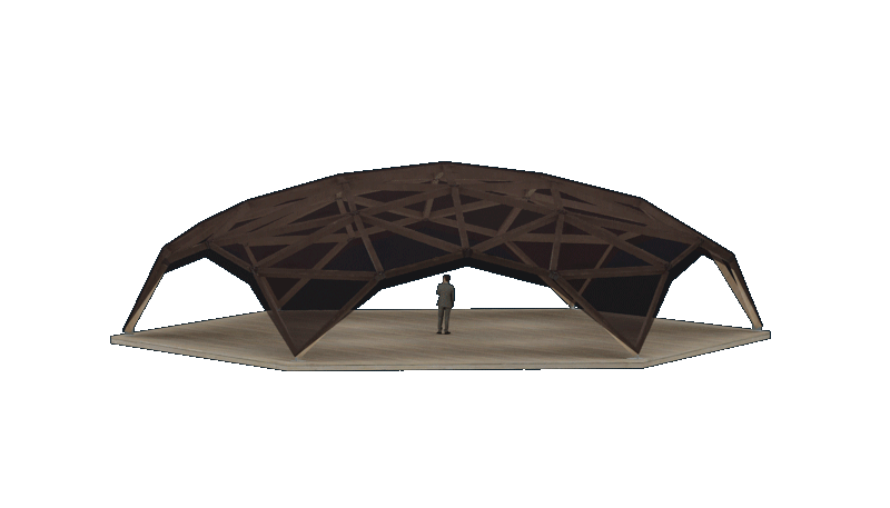 خيمة خشبية
